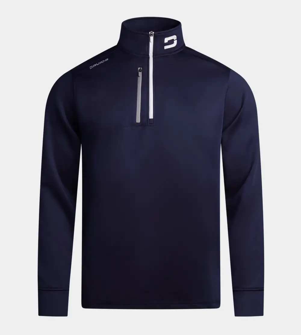1460865c5f24198c8ef9eac23a433d22ec98941c MEN'S ULTRA BLEND GOLF MIDLAYER 1/4 ZIP - NAVY - Image 1