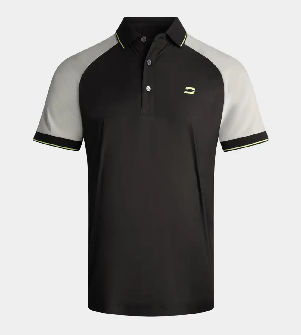 37b6e5d9846cc8a0202f8ca8313e545050f51c5d LUKEY POLO - BLACK - Image 1