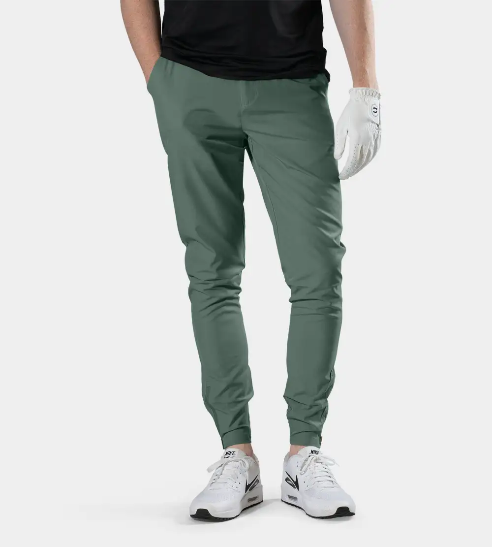 429e8b8b493aeac633c2c1438b2626d6e67e5d25 MEN'S GOLF JOGGERS - SAGE - Image 1