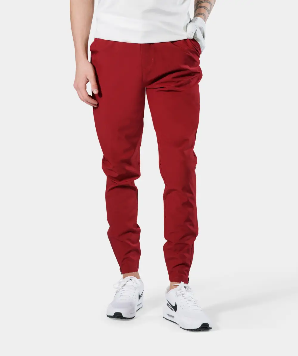 548b579005bd9ca73d29d3cd143c6e85e0e392cc MEN'S GOLF JOGGERS - BURGUNDY - Image 1