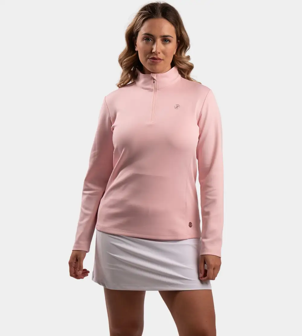 5963a505768af528b42d3b51b5edd40c4fe8b326 LADIES ULTRA BLEND MIDLAYER - BLUSH - Image 1