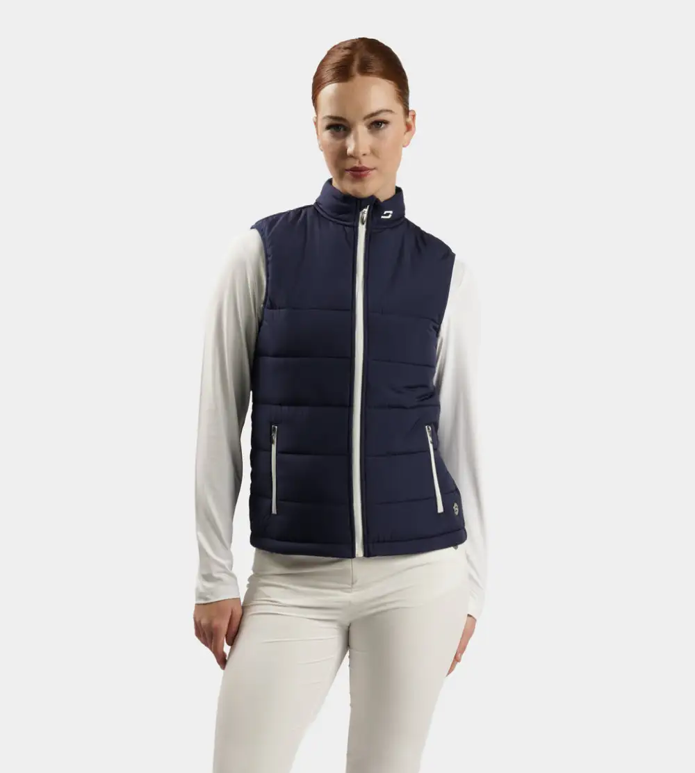 635e51588e7d2cae8771cc09a3532e8e1475ac4e LADIES GRACIE GILET - NAVY - Image 1