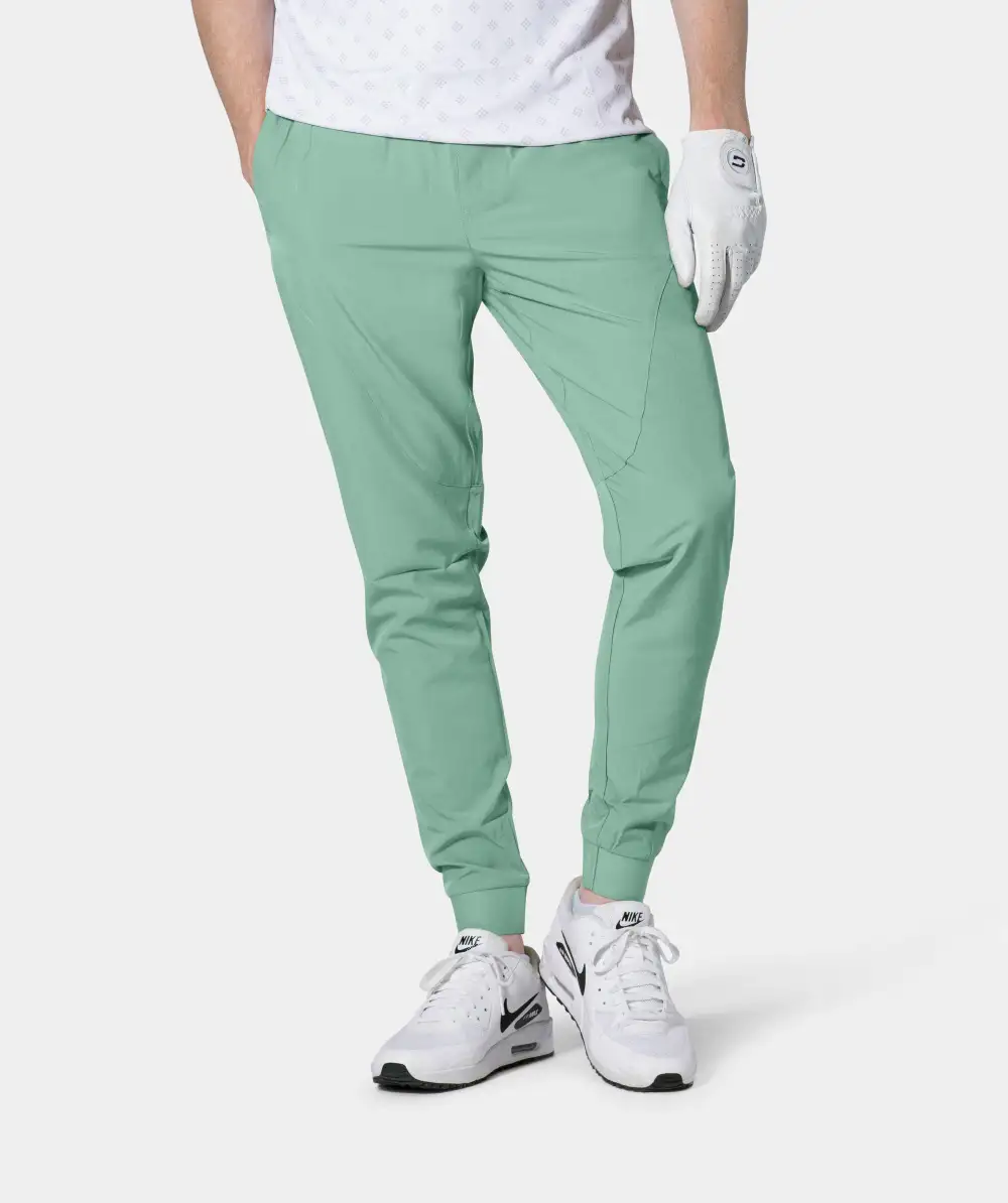 77c70f14b6e6385ef5f17c9798caad967496b5dd LUXE GOLF JOGGERS - SAGE - Image 1