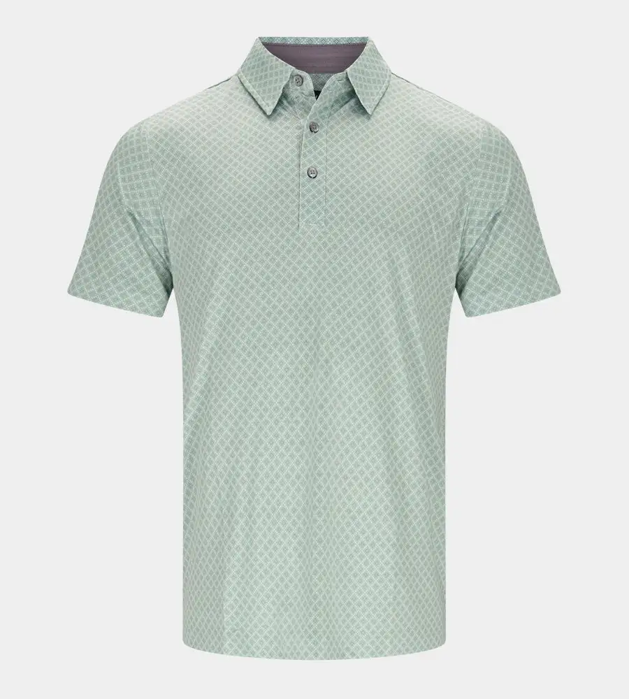 8e85b592c61b00c05bc42baad29bd4d9b6553498 DIAMOND 2.0 POLO - SAGE - Image 1