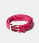 LADIES WEBBED BELT - PINK