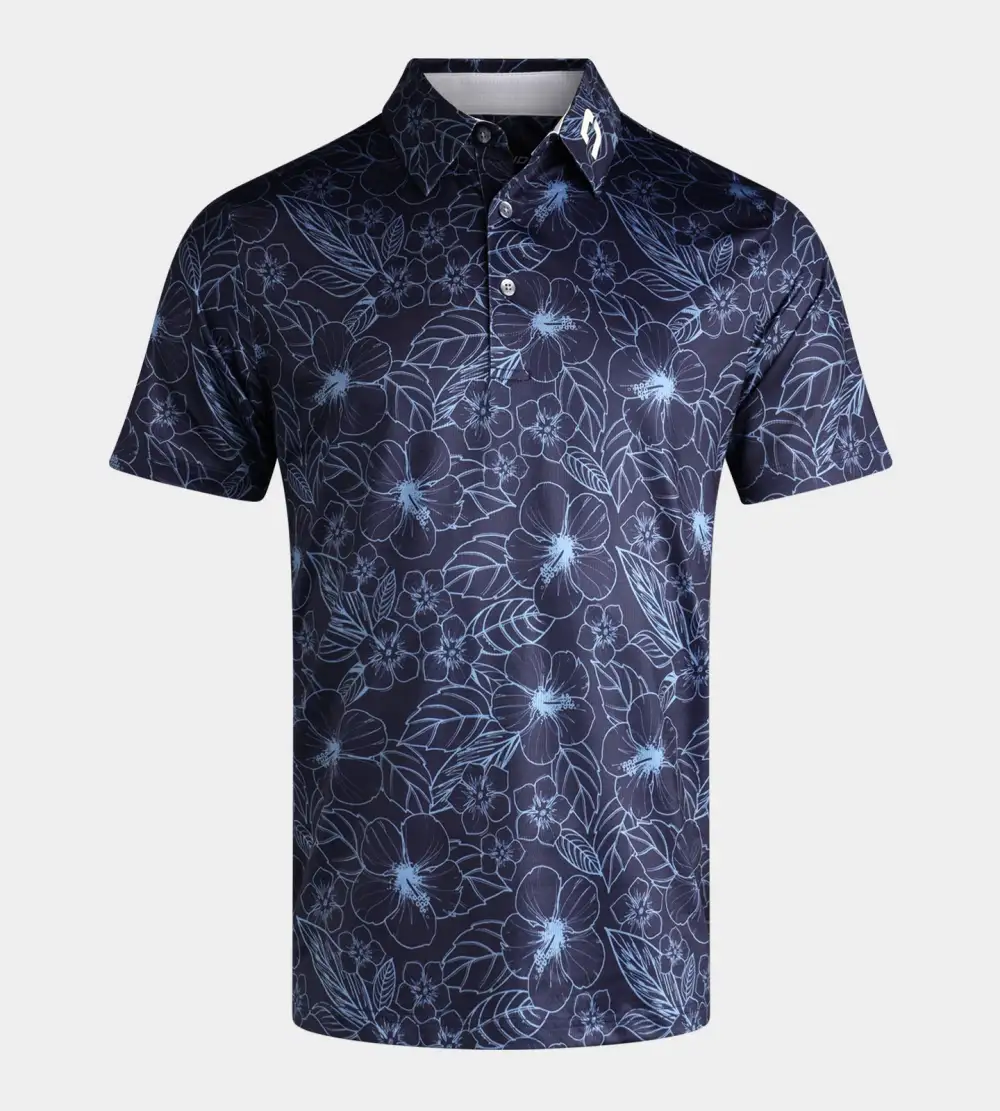 b058a818b82f1d27d986486a1db4470f020b8c57 HIBISCUS POLO - NAVY - Image 1