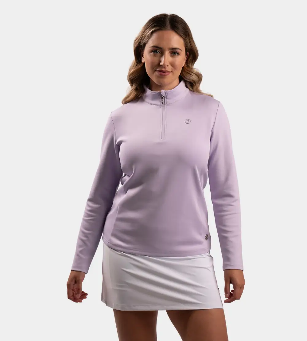bc35ffa0bed9d5d96cc2a622b530392c39c4551a LADIES ULTRA BLEND MIDLAYER - LAVENDAR - Image 1
