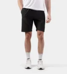 LUXE GOLF SHORTS - BLACK