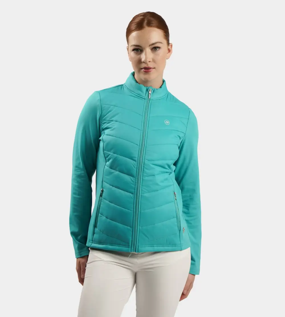 e086b96f810426b49bfb725aece1e0480c7632ae LADIES PANAMA JACKET - TEAL - Image 1