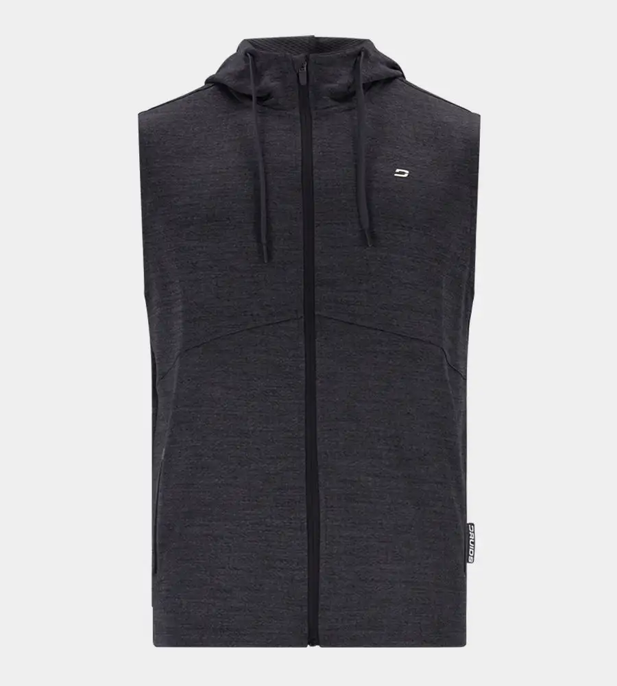 e733f5bbfe0e669756338cc3128b4af031bc8198 CLARENCE GILET - CHARCOAL - Image 1