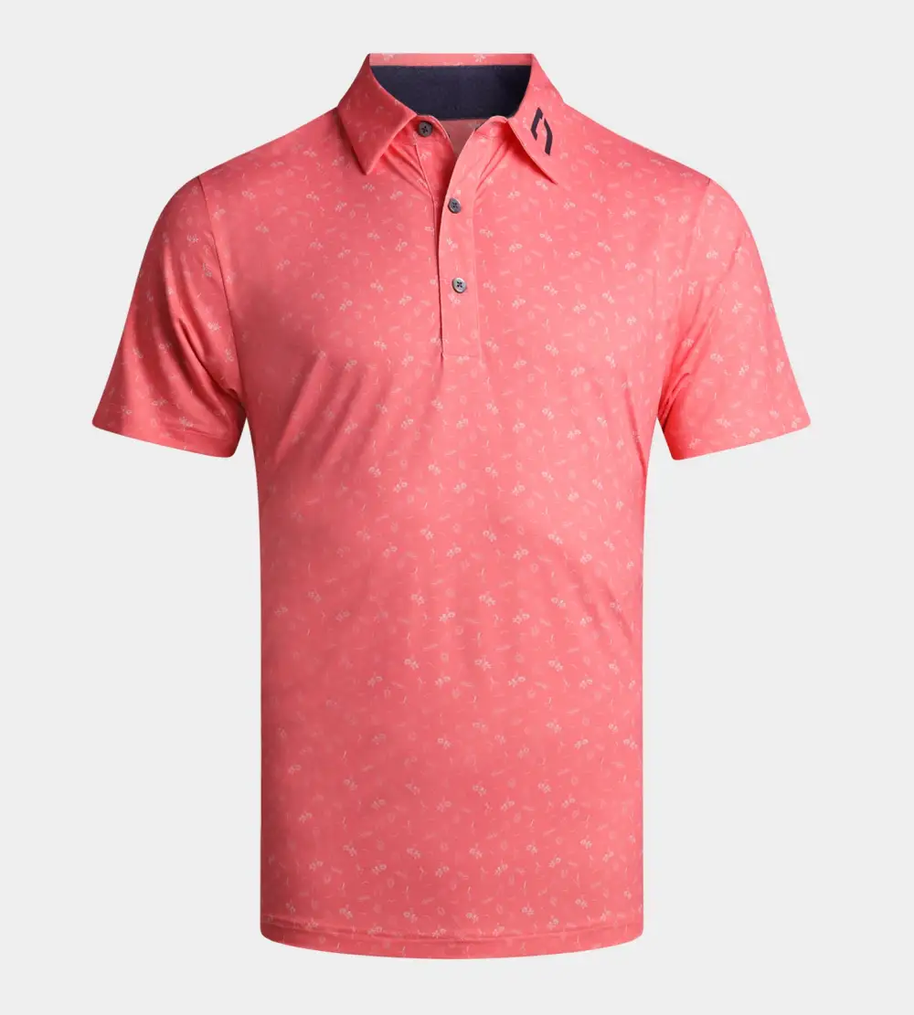 e8e1e0ebf52a3d39a59e06df2b17afc82095f078 CALIFORNIA POLO - CORAL - Image 1