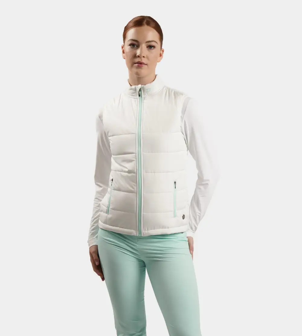 fc3684aed51225058d35ba95830d9afda0fb2ca3 LADIES GRACIE GILET - WHITE - Image 1